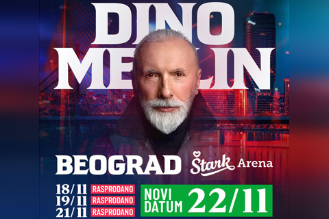 Dino Merlin разпродаде три белградски и три загребски Арени, и добави нови дати в двата града